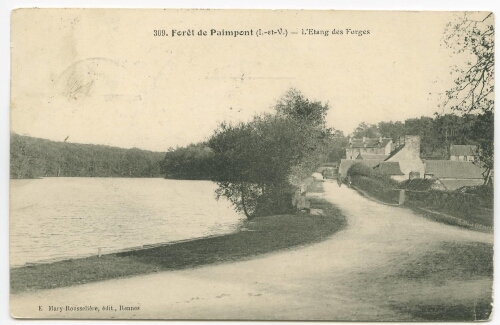 Forêt de Paimpont (I.-et-V.) - L'Etang des Forges.