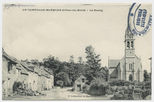 LA CHAPELLE-BLANCHE (Côtes-du-Nord). - Le Bourg