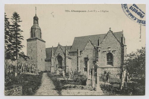 Champeaux (I.-et-V.) - L'Eglise.