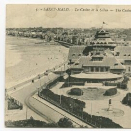 SAINT-MALO - Le casino et le Sillon. The casino and the Sillon
