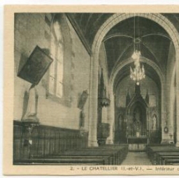 LE CHATELLIER (I.-et-V.). Intérieur de l'Eglise.