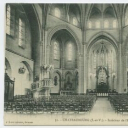 CHATEAUBOURG (I.-et-V.). - Intérieur de l'Eglise.