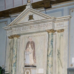 Retable dédié à sainte Anne de l'église Sainte-Justine