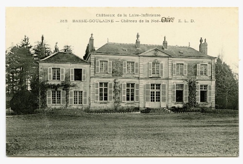 BASSE-GOULAINE - Château de la Noé-Vive