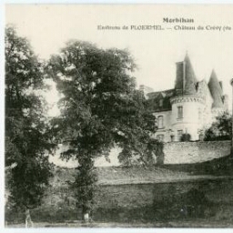 Environs de Ploërmel. - Château du Crévy (vu du Canal)