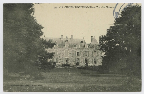 LA CHAPELLE-BOUEXIC (Ille-et-Vilaine). - Le Château.