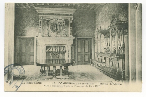 CHATEAU DE COMBOURG (I.-et-V.) - Intérieur du château.