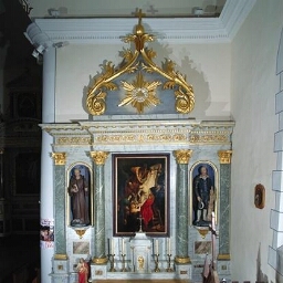 Retable de l'autel Sud de l'église Saint-Eloi