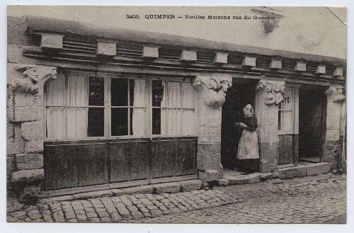 QUIMPER - Vieilles Maisons rue du Guéodet