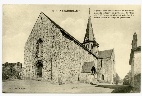 Châteaubriant.- L'église Saint-Jean-Baptiste.