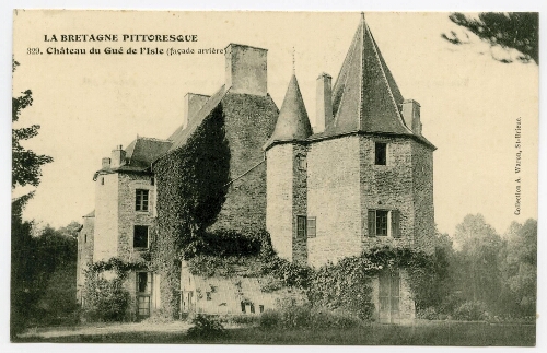 Château du Gué de l'Isle (façade arrière)