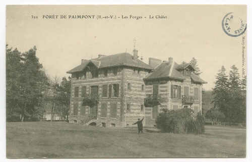 FORET DE PAIMPONT (Il.-et-V.) - Les Forges - Le Châlet.