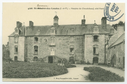 St-Hilaire-des-Landes (I.-et-V.) - Hospice de Chaudeboeuf , côté Nord.