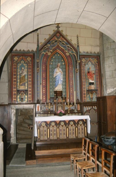 Retable de l'autel Sud de l'église des Trois Maries