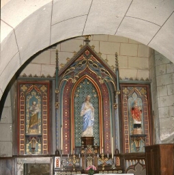 Retable de l'autel Sud de l'église des Trois Maries