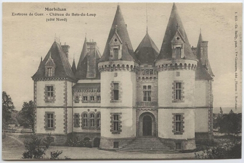 Environs de Guer.- Château du Bois-du-Loup (côté Nord)