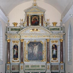 Retable de l'autel principal de l'église de Saint-Eloi
