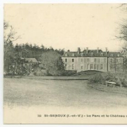 St-SENOUX (I.-et-V.) - Le Parc et le Château de la Molière.