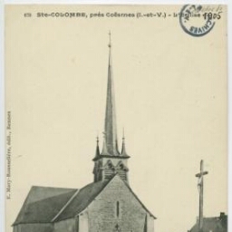 SAINTE-COLOMBE, près Coësmes (I.-et-V.) - L'Eglise