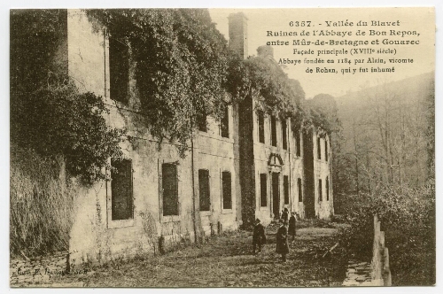 Vallée du Blavet - Ruines de l'Abbaye de Bon Repos