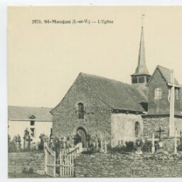 St-Maugan (I.-et-V.) - L'Eglise.
