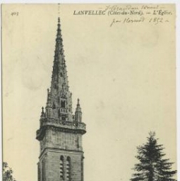 LANVELLEC (Côtes-du-Nord). - L'Eglise.