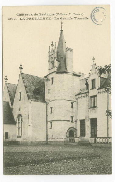Châteaux de Bretagne LA PREVALAYE. - La Grande Tourelle
