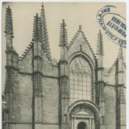 VITRE - Façade de l' Eglise Notre-Dame.