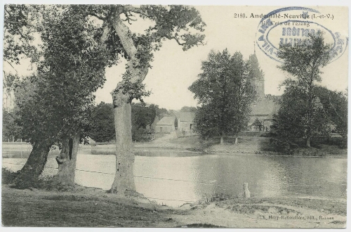 Andouillé-Neuville(I.-et-V.). Un coin de l'étang.