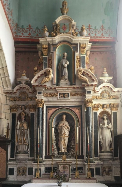 Retable de l'autel Sud de l'église Saint-Pierre