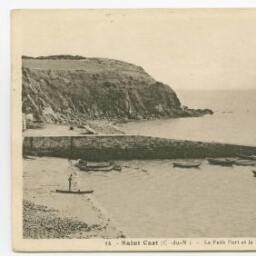 Saint-Cast (C.-du-N.). - Le Petit Port et la Pointe de l'Isle
