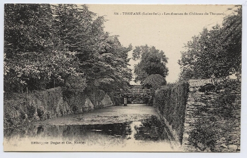 Thouaré (Loire-Inf.) - Les douves du Château de Thouaré