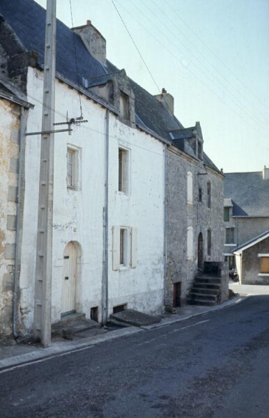 Batz-sur-Mer. - Kervallet, rue du Marais : maisons (1777).