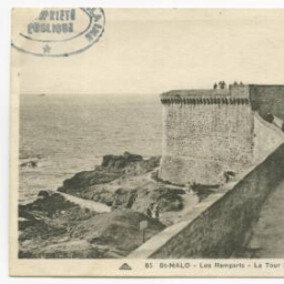 SAINT-MALO - Les remparts - La tour Bidouane.