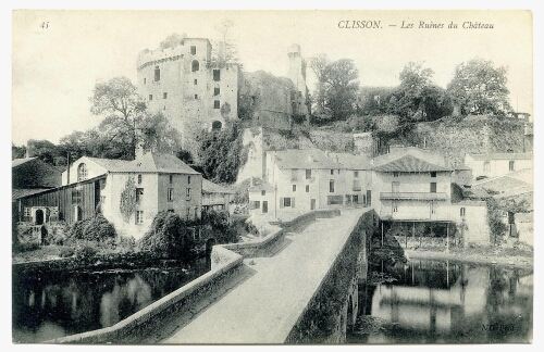 CLISSON. - Les Ruines du Château