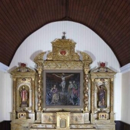 Retable de l'autel principal de l'église Saint-Médard et Saint-Jean-Baptiste