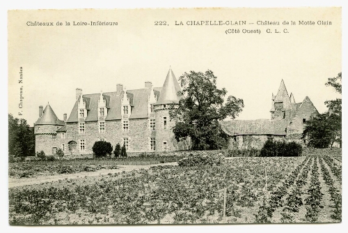 LA CHAPELLE-GLAIN - Château de la Motte Glain (Côté Ouest)