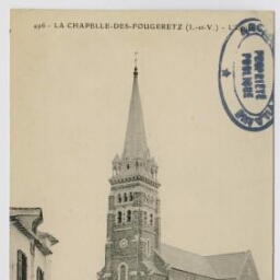 LA CHAPELLE-DES-FOUGERETZ (I.-et-V.) - L'Eglise.