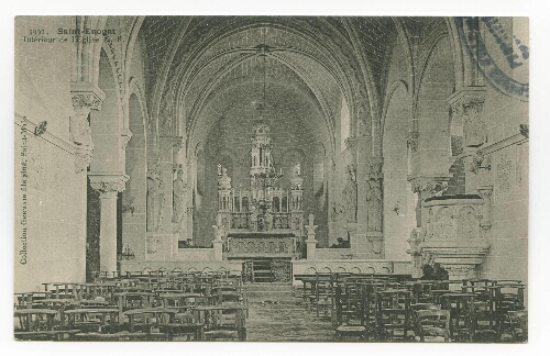 Saint-Enogat - Intérieur de l'Eglise G. F.