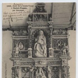 Autel de la Sainte-Vierge à Saint-Tugen, par AUDIERNE