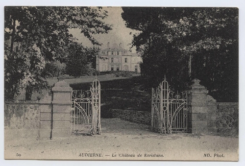 AUDIERNE. - Le Château de Kéristuns