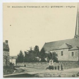 Environs de Tinténiac (I.-et-V.) - Québriac - L'église.