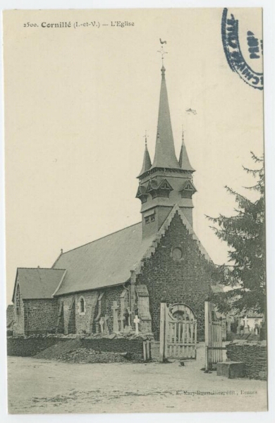 Cornillé (I.-et-V.) - L'Eglise.