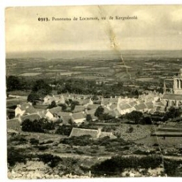 Panorama de LOCRONAN, vu de Kerguénolé