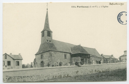 Parthenay (I.-et-V.) - L'Eglise.
