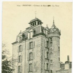 ERDEVEN - Château de Keravéon. - La Tour.