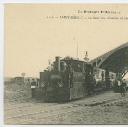 SAINT-BRIEUC - La Gare des chemins de fer départementaux