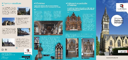 Domalain - Dépliant de découverte de l’église Saint-Melaine
