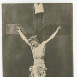 PAIMPONT. - Le Christ en ivoire de l'Abbaye.