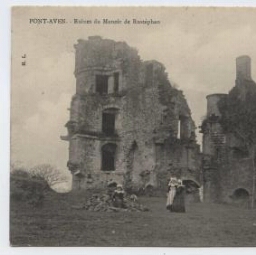 PONT-AVEN.- Ruines du Manoir de Rustéphan